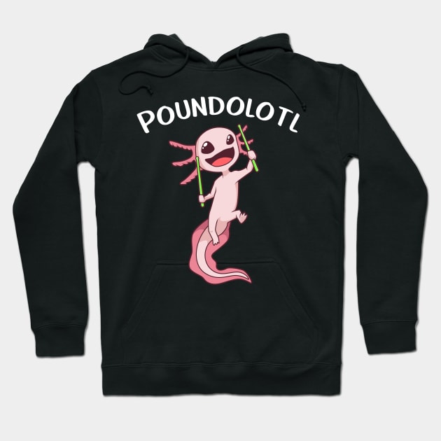 Pound Fitness - Poundolotl Hoodie by Modern Medieval Design